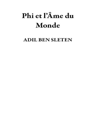 cover image of Phi et l'Âme du Monde